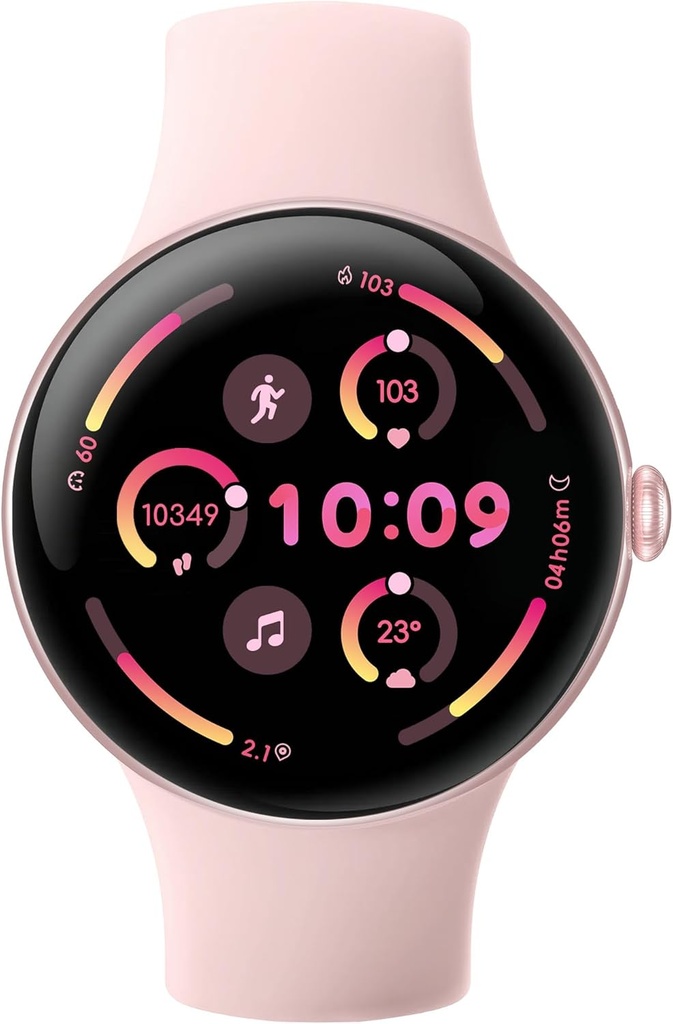 Smart Watch for Women Men [1.43'' AMOLED Display], Health/Sleep/Stress/Fitness Tracker, Bluetooth Call, 7-Day Battery, 220+ Watch Faces, 100+ Exercise Modes, 3ATM Waterproof Smartwatch for Android iOS
