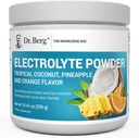 Dr. Berg Zero Sugar Hydration Keto Elektrolyt Pulver - Verbessert w/ 1000 mg Kalium & Real Pink Himalayan Salz (NOT Tisch Salz) - Tropical Coconut, Ananas & Orange Getränke Supplement 50 Servierungen