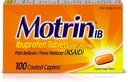 Motrin IB Pain Reliever Fever Reducer (NSAID) Ibuprofen Tabletten, 100 Zähler