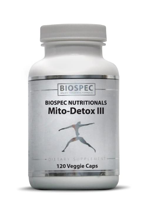 NUTRITIONAUX BIOSPEC Mito-Détox III – N-acétyl Cysteine (NAC), acétyl L-Carnitine, acide alpha lipoïque (ALA), Co-Q-10