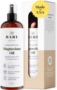 Bare Botanics Unscented 16oz Pure Magnesium Oil Spray from The Dead Sea | Rapidly Absorbing | Handpoured in Madison, WI | Supports Sleep & Soothes Sore Muscles