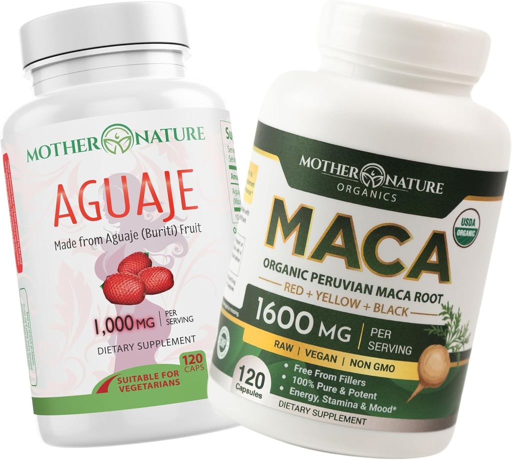 Feminine Vitality Duo Supplement for Curves, Energy & Hormonal Balance