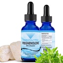 Absonutrix Pregnenolone mit L-Theanin Advanced Formel 390 mg, 4 Oz Liquid, 302 Servierungen, Made in USA, Schnellabsorption, Qualität Potent Ingredients, Non-GMO, GMP Certified Facility