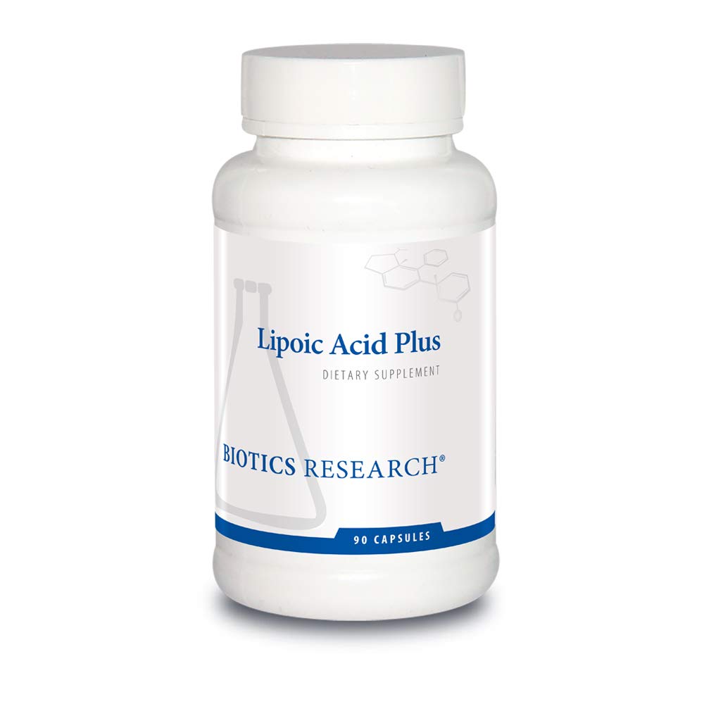 Biotics Research Lipoic Acid Plus– Alpha-Lipoinsäure, Vitamin C, Leistungsstarkes Antioxidans, fördert Augengesundheit, 90 Kapseln