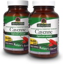 Natur Antwort Cayenne Pfeffer Pulver Kapsel Supplement, 90-Count | Natürliche Stoffwechsel Booster | Fördert Herz-Kreislauf Gesundheit | Hilft mit Verdauung & Zirkulation (Pack von 2)