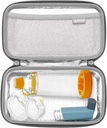 RLSOCO Carrying Case für Asthma Inhaler für Kinder und Erwachsene, Inhaler Spacer Travel Case für Gerät,Mask und andere Zubehör (Sache nur)