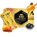 Ashraf Naturals King Honey Shilajit Plus - Premium Honey & Himalayan Shilajit Blend mit Kräuterextrakten, Natürliche Energie & Vitalität Unterstützung,15 Beutel x 15g