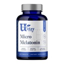 Utzy Naturals Micro Melatonin (Mélatonine à faible dose 250mcg) avec cerise naturelle (Sécurité pour les enfants) Fabriqué aux États-Unis 120 comprimés