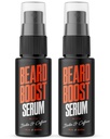 Wild Willies Bart Growth Serum (2-Pack) - Natürliche Bartpflege mit Biotin & Koffein für gesündere, dünnere & voll aussehende Schnurrbart - Daily Grooming Routine Nourishes & Hydrates Mens Gesichtshaar