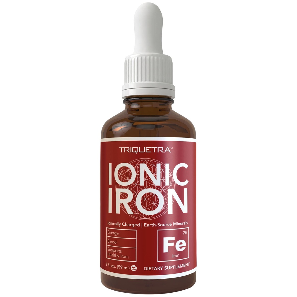 Ionic Liquid Iron Supplement (236 Servierungen) – Höchste Absorptionsrate ermöglicht kleinere Dose & Weniger Stomach-Probleme - Nicht-Flavored, Vegan, Ionisch geladen, Erd-Sourced Minerals