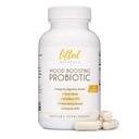 Lifted Naturals Mood Boosting Probiotic 30 Million CFU - Supplément de soutien à l'humeur, prébiotiques et probiotiques pour les femmes et les hommes, Acidophilus Lactobacillus Probiotic, Stable et non-OGM, 60 Capsules