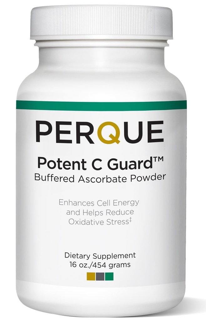 Poudre d'ascorbate de vitamine C tamponnée PARQUE - pH Équilibré, Végétarien, Supplément de vitamine C sans allergène - Soutien antioxydant à action rapide - Poudre effervescente au magnésium, au potassium et au zinc - 16 oz