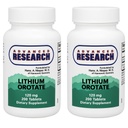 Nährstoffträger Advance Research Lithium Orotate 120 Mg 200 Tabletten(Pack von 2)