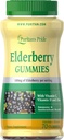 Gummies d'anciennes baies de la fierté de Puritan avec vitamine C, D & Zinc, 70 comte