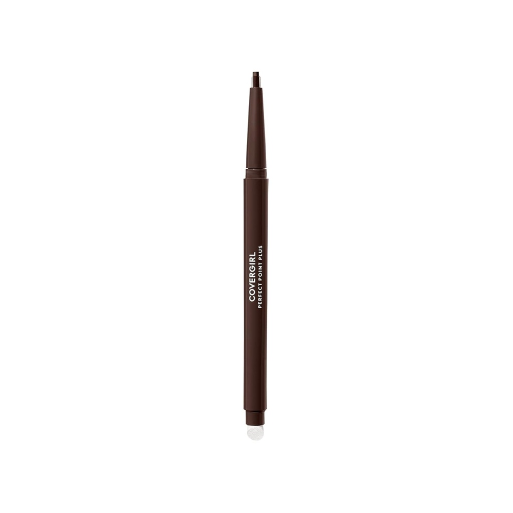 CoverGirl Perfect Point Plus Eyeliner Bleistift, Espresso, Long-Lasting, Vielseitiger brauner Eyeliner, Soft Smudging Tip, Kein Sharpening benötigt, 1 Packung