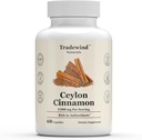 Ceylon Cinnamon 1200mg - Pure Ceylon Cinnamon - Vegan - Non-GMO - Unterstützung Herz und kognitive Gesundheit - Reich an Antioxidantien - 60 pflanzliche Kapseln - Made in USA