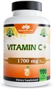 NaturaLife Labs Vitamin C mit Vitamin D3, Zink, Elderberry & Ginger Root – 1.700 mg pro Portion – 100 Kapseln, Vegan, Non-GMO, Glutenfrei