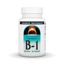 Quelle Naturals Vitamin B-1 Thiamin 500mg - Hohe Potenz, 500mg - 50 Tabletten