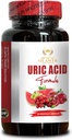URIC-Säure-Unterstützung - Natürliche Remedy, Uric Acid Flush & Balance mit leistungsstarken Raw Tart Cherry Extract Antioxidant, Non-GMO - 1 Flasche 60 Kapseln