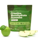 Creatine Gummies 5g Monohydrat + Taurine & B12 - Zuckerfrei, Vegan, Glutenfrei - Grüner Apfel - 120 Zähler (30 Servierungen) für Kraft, Energie & Fokus