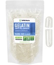 XPRS Nutra Taille 00 Capsules vides - 500 Capsules de gélatine vides de compte - Remplissage de la gélule de bricolage - Capsules de gel de pilules rechargeables pour compléments Do-It-Youlf (Clear)