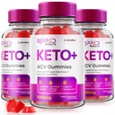 NutraRize (Pack of 3 Ripped Results Keto+ACV Gummies for Advanced Weight Loss, Ripped Results Reviews (180 Gummies)