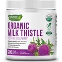 USDA Bio Milchdistel 30:1 Extrakt Kapseln, 280 Vegan Kapseln, Reich an Silymarin Flavonoids, Leberreiniger und Leberentgiftung Unterstützung, Standardisiert 30X Extrakt, Made in USA