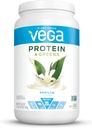 Vega Protein und Greens Vanille (25 Servierungen, 26.8 Unze) - Vegan Pflanzenbasierte Proteinpulver Shake, Glutenfrei, Non Dairy, Non Soy, Non GMO