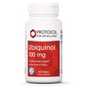 Protocole pour l'équilibre vital - Ubiquinol 100 mg - Soutien cardiovasculaire avec forme active de CoQ10, soutient la production d'énergie, la santé cardiaque, l'activité antioxydante - 60 Softgels