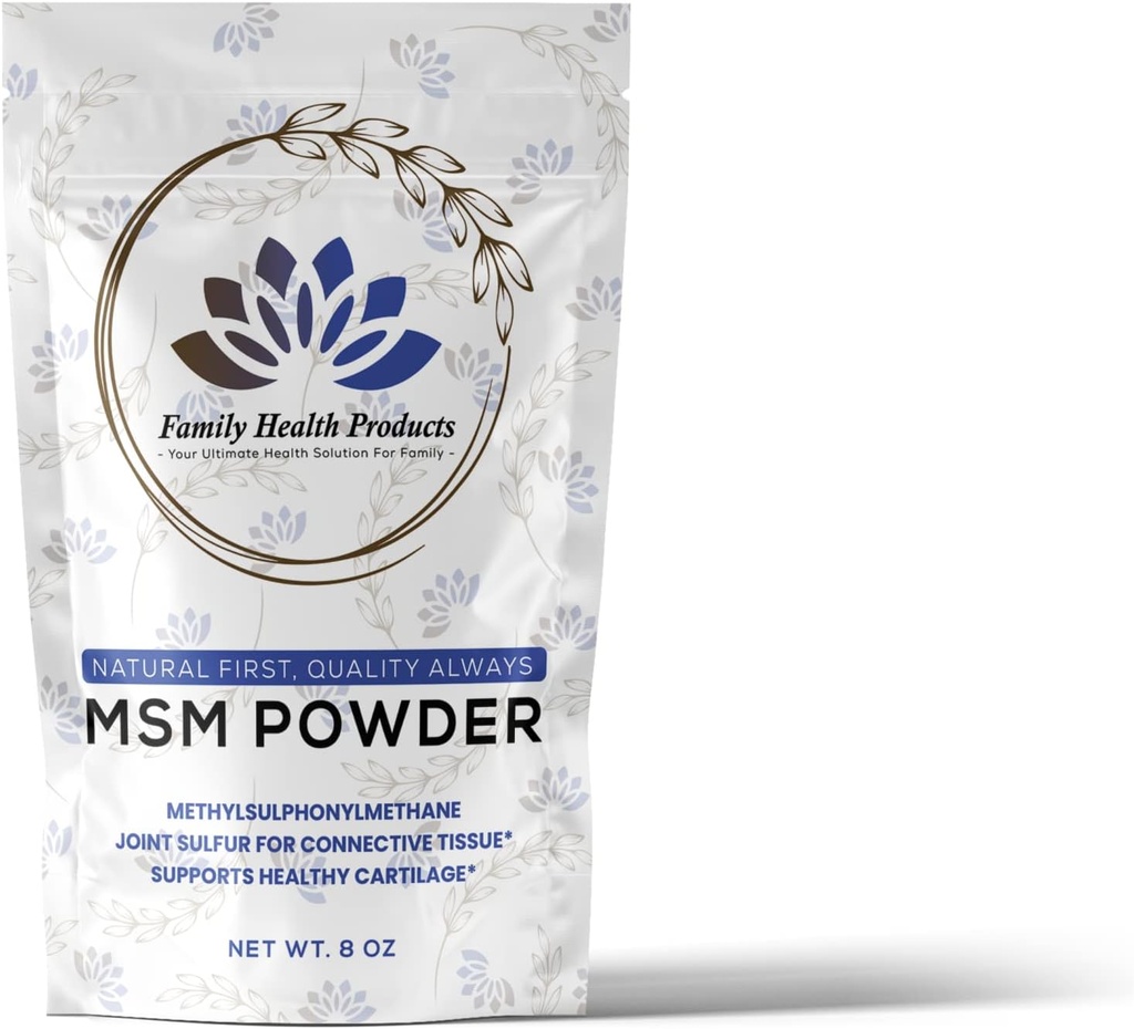 MSM Pulver (MethylSulfonylMethan) Schüttpulver reine MSM Pulver unterstützen Haar Hautnägel, Flexibilität, Entgiftungen, beschleunigt Energie, 2lb 1 Packung