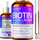 Biotin & Collagen Tropfen für einfache Absorption - Haarwachstum Flüssigkeitsergänzung - Gesunde Haut & Nägel - Unisex