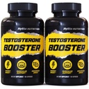Booster testostérone - Supplément testostérone pour les hommes - Pills d'amélioration masculine pour la croissance musculaire, Libido, Stamina, Force - Tongkat Ali Muscle Builder Supplément entraînement - Total T Test Boost - 2 PACK