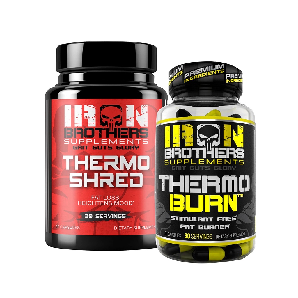 Thermogenic Fat Burners & Stimulant Free Fat Burner Bundle für Männer / Frauen | Strong Appetite Suppressant für Weight Loss Management | Metabolism Booster | Belly Fat Burner | Keto Pillen |
