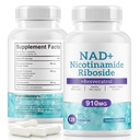 NAD+ Ergänzung Alternative - Liposomal Nicotinamid Riboside - Resveratrol & Quercetin - Hohe Reinheit NAD Ergänzungen für Anti-Aging, Fokus, Energie 120 Kapseln