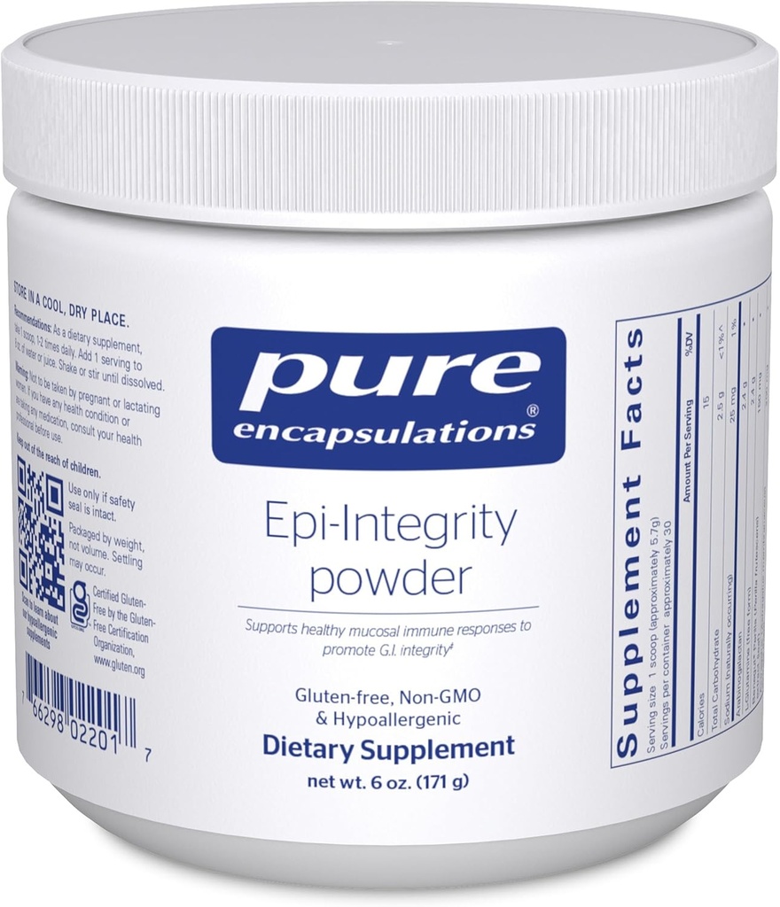 Pure Encapsulations Epi-Integrity Powder | Unterstützt gesunde Mukosal Immunreaktionen zur Förderung von G.I. Integrity | 6 Unzen