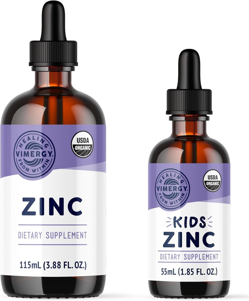 Vimergy Zinc (115mL) und Kinder Zink (55mL) - Bundle