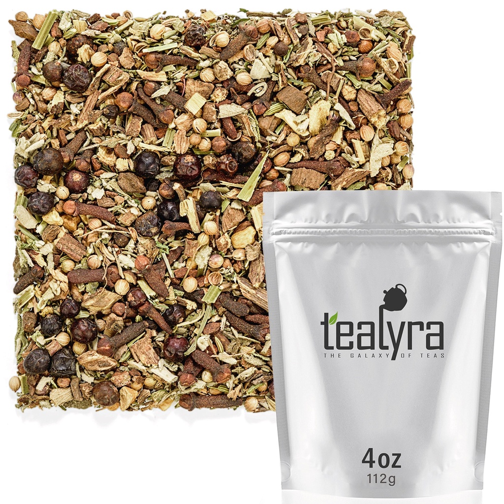 Tealyra - Blutreiniger-Tee - Wellness Detox - Health Tonic - Dandelion - Ginger - Loose Blatt Kräutertee - Natural Cleanse - Diuretic Tea - Koffeinfrei - 112g (4-Unze)