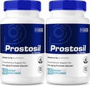 (2 Pack) Prostosil Kapseln, Alle natürlichen Formel für Prostata-Gesundheitsunterstützung, maximale Stärke Kräuterergänzung für die Kontrolle und allgemeine Gesundheit, Prosto sil Vitamin Pills Offizielle Bewertung (120 Kapseln)