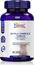 (3 Pack) Esmond Natural: Senna Complex Tablet - Zitrone & Grüner Tee (Schnallengesundheit, Reinigung & Regelmäßigkeit), GMP, Natural Product Assn Zertifiziert, Made in USA - 620mg, 180 Tabletten