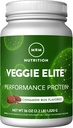 MRM Nutrition Veggie Elite Performance Protein | Cinnamon Bun Flavored| Pflanzenbasiertes Protein| Einfach zu digest | mit BCAAs| Vegan + Gluten-Free | Klinisch getestet| Verdauungsenzyme | 30 Servierungen