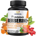 Berberin HCI Supplement, Ceylon Cinnamon und Turmeric Capsules, Grüner Tee und Bitter Melon Kapseln - 120 Kapseln für 2 Monate Versorgung