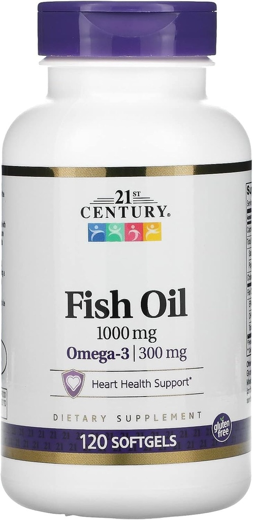Fischöl aus dem 21. Jahrhundert, 1.000 mg, 120 Softgels