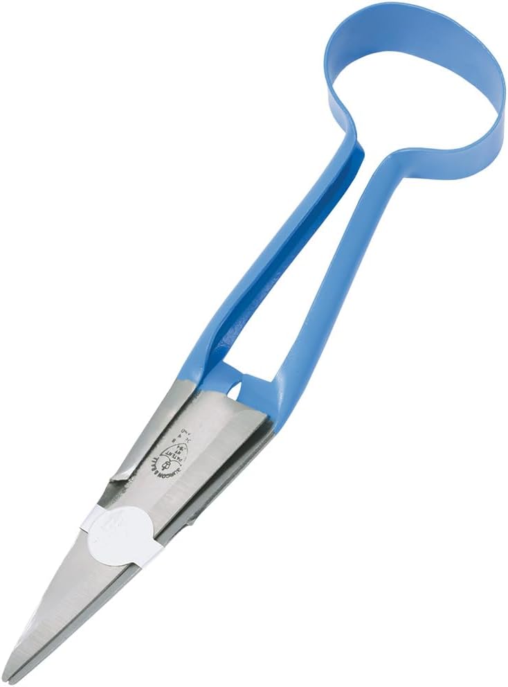 Poignée pour moutons et bétail en laine - 5,5" Blade - Bleu