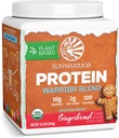 Bio Pflanzenbasiertes Proteinpulver | Vegan Bioprotein Pulver Gingerbread mit BCAA Aminosäuren & Hanf Samen Pea Blend | Non-GMO Soy Dairy Filler & Gluten Free (Gingerbread, 15 Portionen)