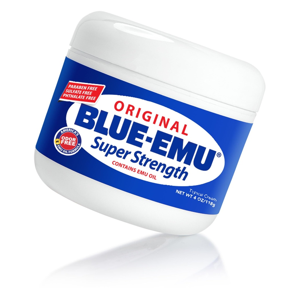 Crème Super Strength d'origine Blue-Emu, soutien musculaire et articulaire apaisant, 4 Oz
