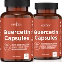 NEW AGE Quercetin 1000mg Quercetin Capsules végétariennes 120 Nombre
