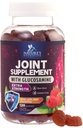 Joint Support Gummis Glucosamine Plus Vitamin E - Nature's Joint Support Supplement für schädliche Störungen für Rücken, Knie und Hände - Cartilage & Joint Health & Flexibilität Support - 120 Gummis