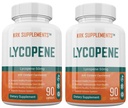 2 bouteilles Lycopène 50mg 180 Capsules totales