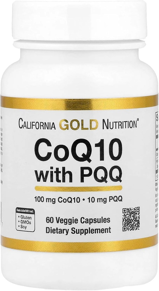 Lake Avenue Nutrition CoQ10 mit PQQ, 100 mg, 60 Veggie Kapseln