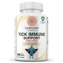Samsara Herbs Tick Immununterstützung - Japanischer Knotweed, Katzenkralle, Andrographis, Cryptolepis, Sarsaparilla, Resveratrol, Tick Bite Support 240 Kapseln